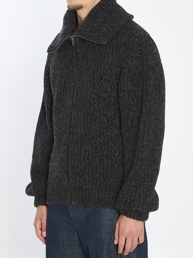 Lemaire Zipped Cardigan Yak Alpaca