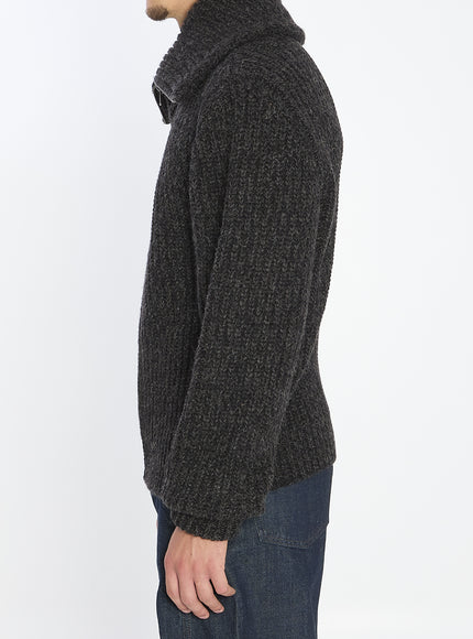 Lemaire Zipped Cardigan Yak Alpaca