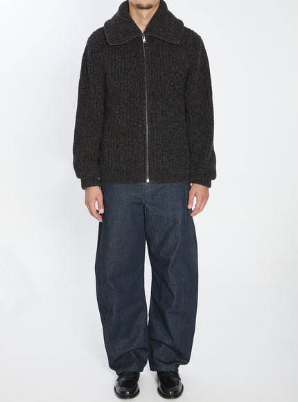Lemaire Zipped Cardigan Yak Alpaca