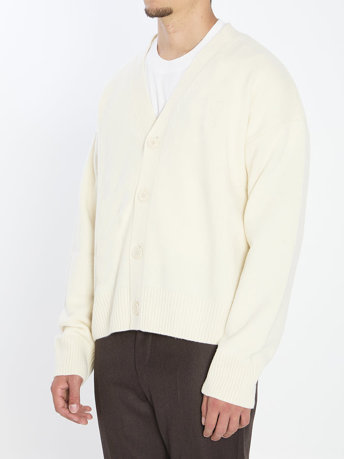 Ami Paris Ami De Coeur Cardigan