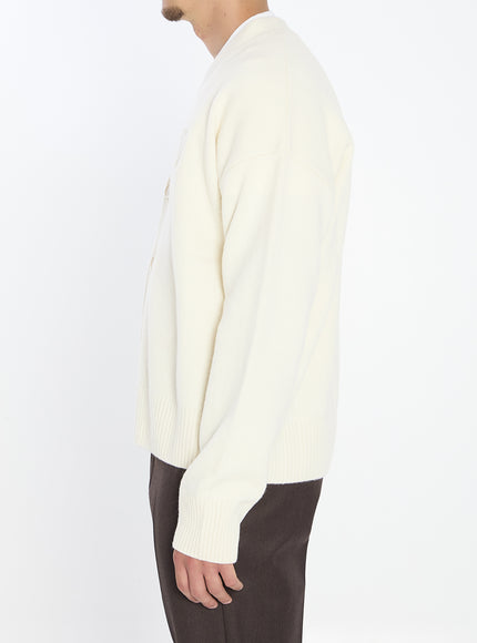 Ami Paris Ami De Coeur Cardigan