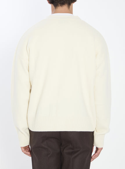Ami Paris Ami De Coeur Cardigan
