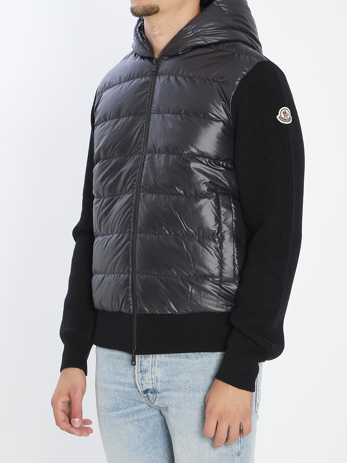 Moncler Shiny Padded Cardigan