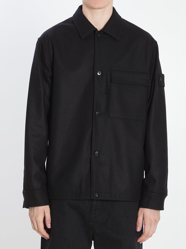 Stone Island Ghost Piece Shirt Black