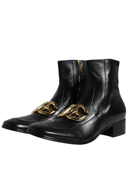 Dolce & Gabbana Men's Nappa Leather Ankle Boots