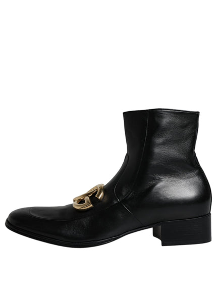 Dolce & Gabbana Men's Nappa Leather Ankle Boots