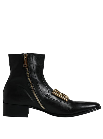 Dolce & Gabbana Men's Nappa Leather Ankle Boots