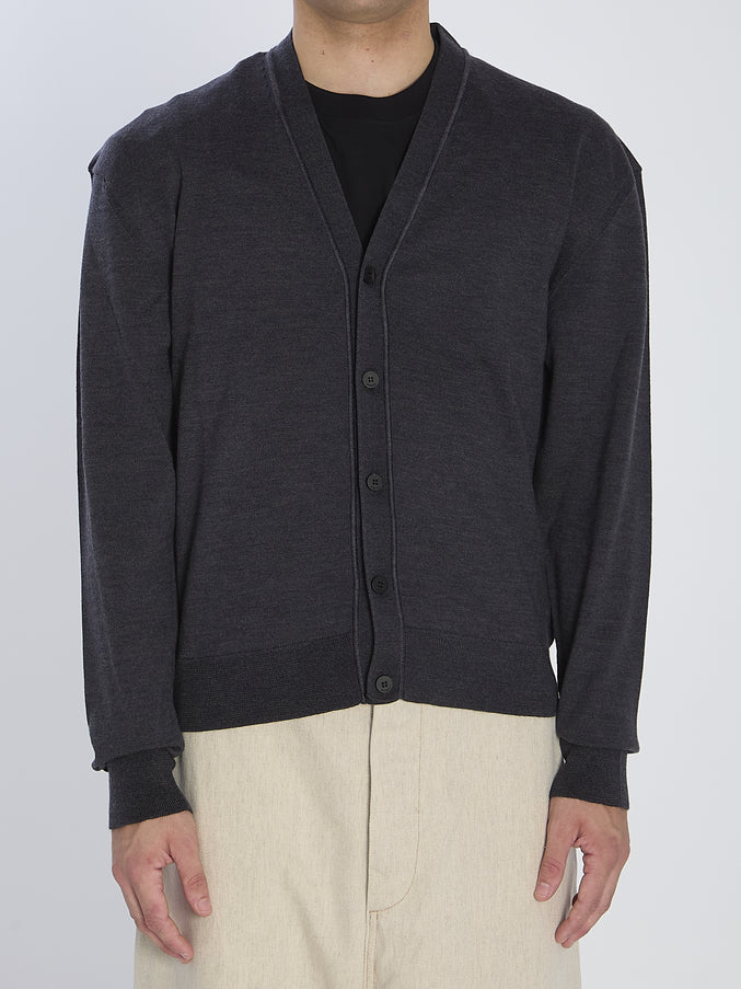 Jacquemus Cardigan Brode Grey