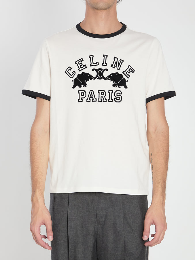 Celine Celine Paris T-shirt White