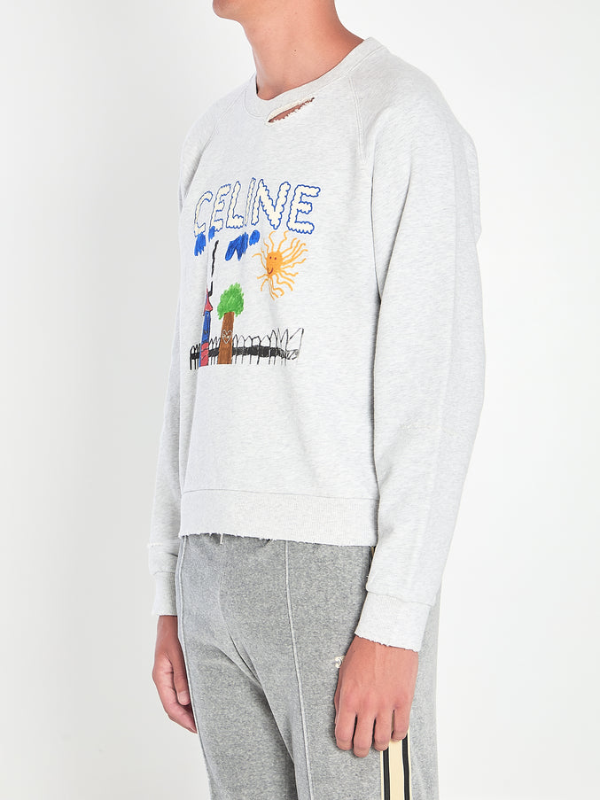 Celine Limited Edition Printed Sweatshirt