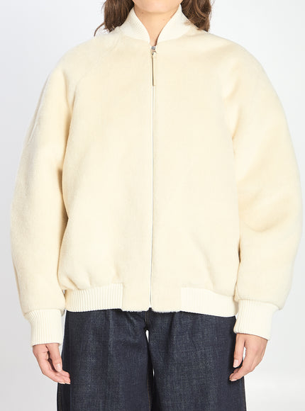 Jacquemus Le Blouson Pilu Jacket White