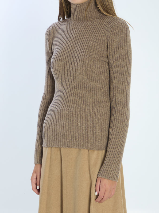 Max Mara Knit Top In Wool And Cashmere