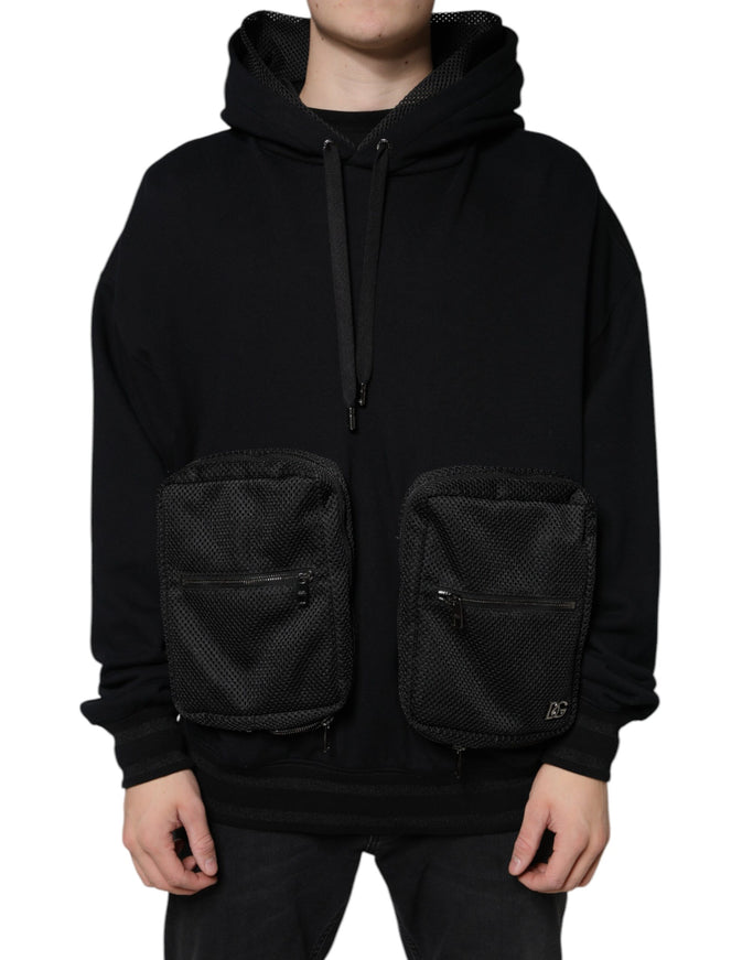 Dolce & Gabbana Pouch-Pocket Hooded Sweater