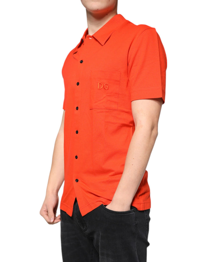 Dolce & Gabbana Cotton Button Down Casual Shirt