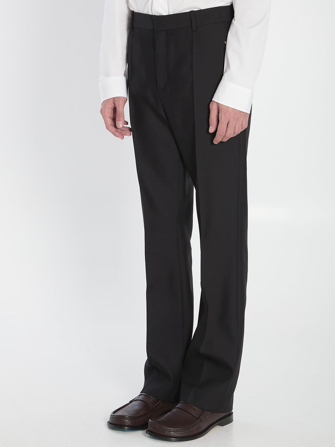 Loewe Tailored Wool And Silk Trousers