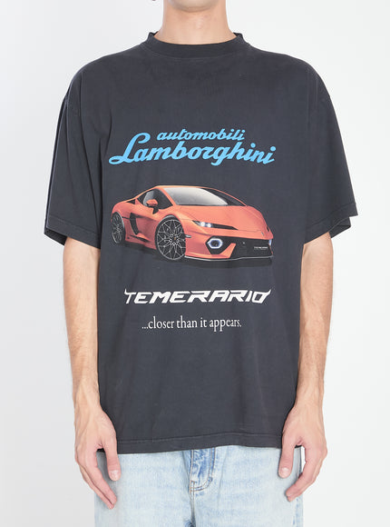 Balenciaga Lamborghini T-shirt Black