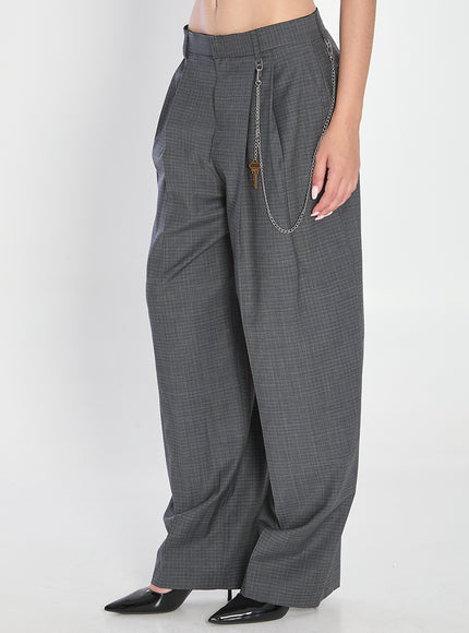 Alexander Wang Grey Wool-blend Trousers