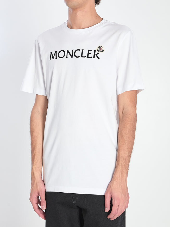 Moncler T-shirt With Flocked Logo