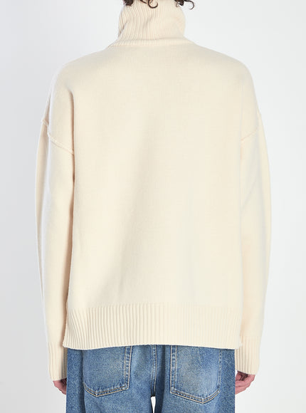 Ami Paris Ami De Coeur Turtleneck Sweater