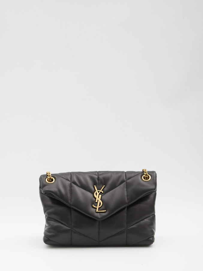 Saint Laurent Small Puffer Bag QT Black
