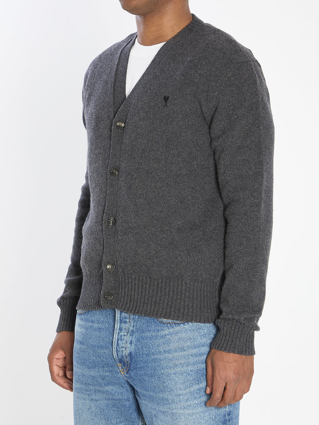 Ami Paris Ami De Coeur Cardigan