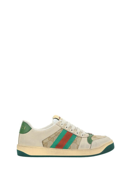 Gucci Screener Lace-up Sneakers