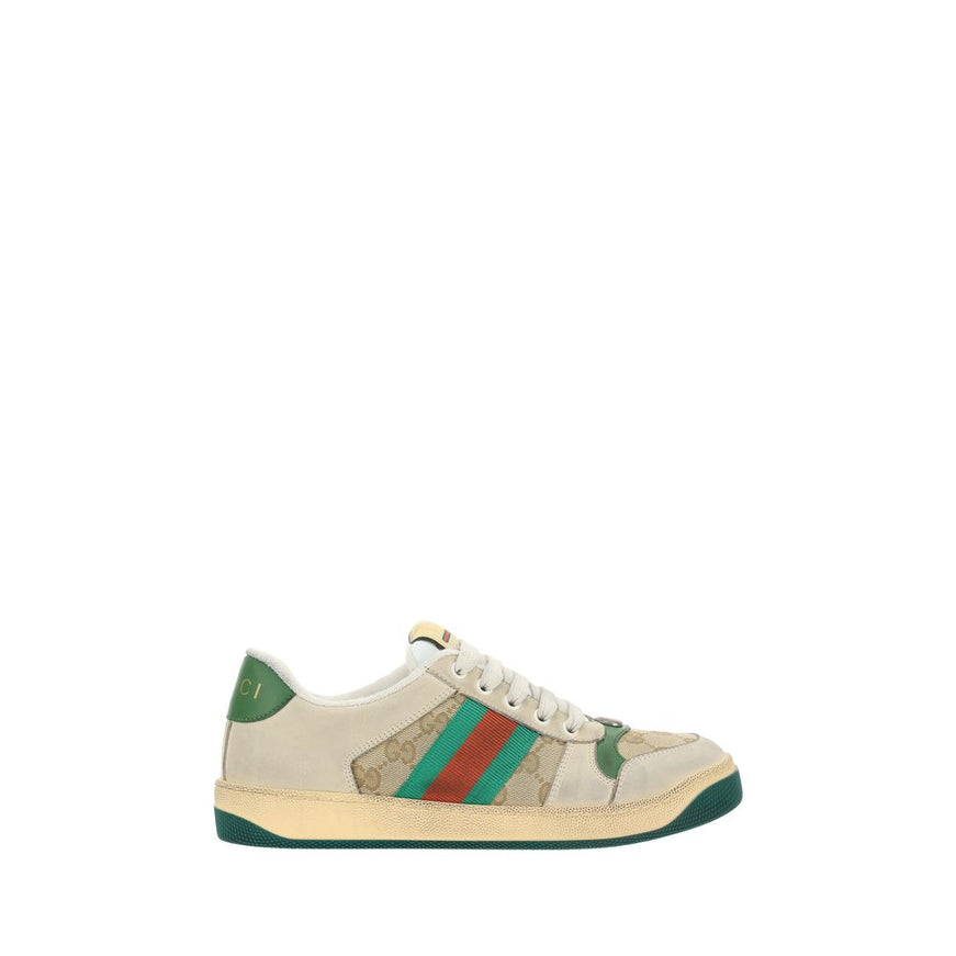 Gucci Screener Lace-up Sneakers