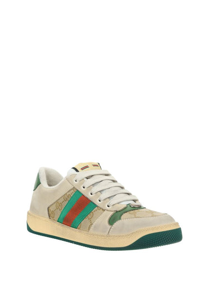 Gucci Screener Lace-up Sneakers