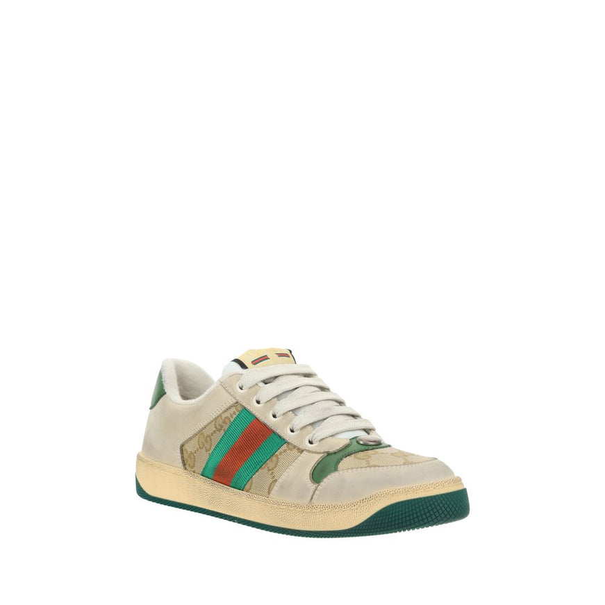 Gucci Screener Lace-up Sneakers