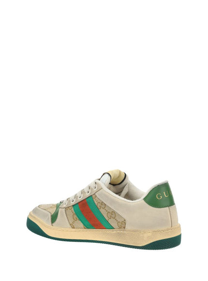 Gucci Screener Lace-up Sneakers