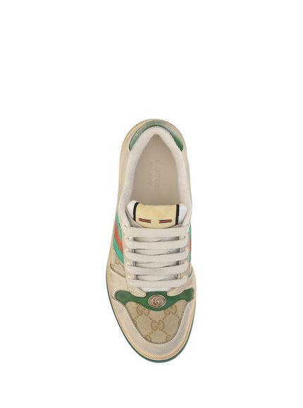 Gucci Screener Lace-up Sneakers