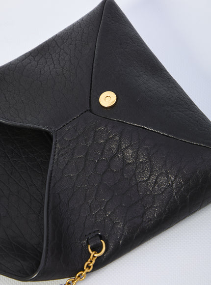 Saint Laurent Cassandre Pouch With Chain