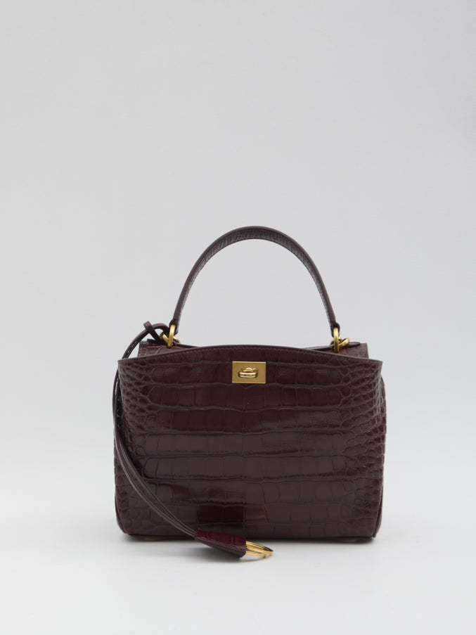 Balenciaga Rodeo Mini Bag QT Bordeaux