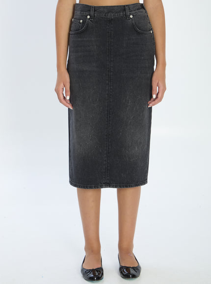 Haikure Kim Authentic Denim Skirt Black