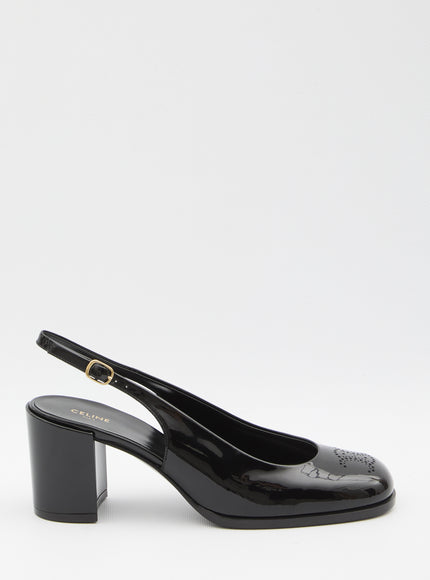 Celine Lily Slingback Black