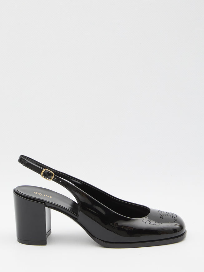 Celine Lily Slingback Black
