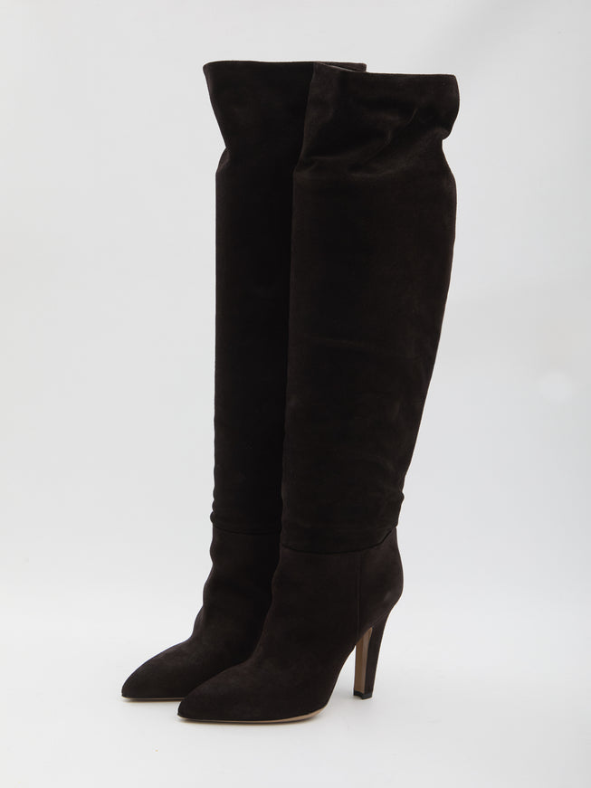 Paris Texas Suede Elsa Boots