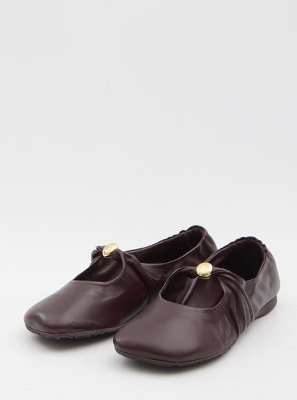 Loewe Pebble Ballerina In Nappa Leather