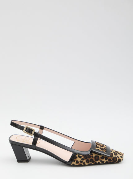 Roger Vivier Belle Vivier Pony Slingback Pumps Black
