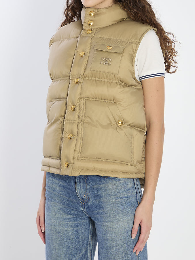 Celine Triomphe Padded Vest