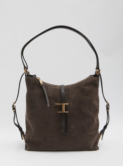 Tod's T Timeless Bag Small QT Brown