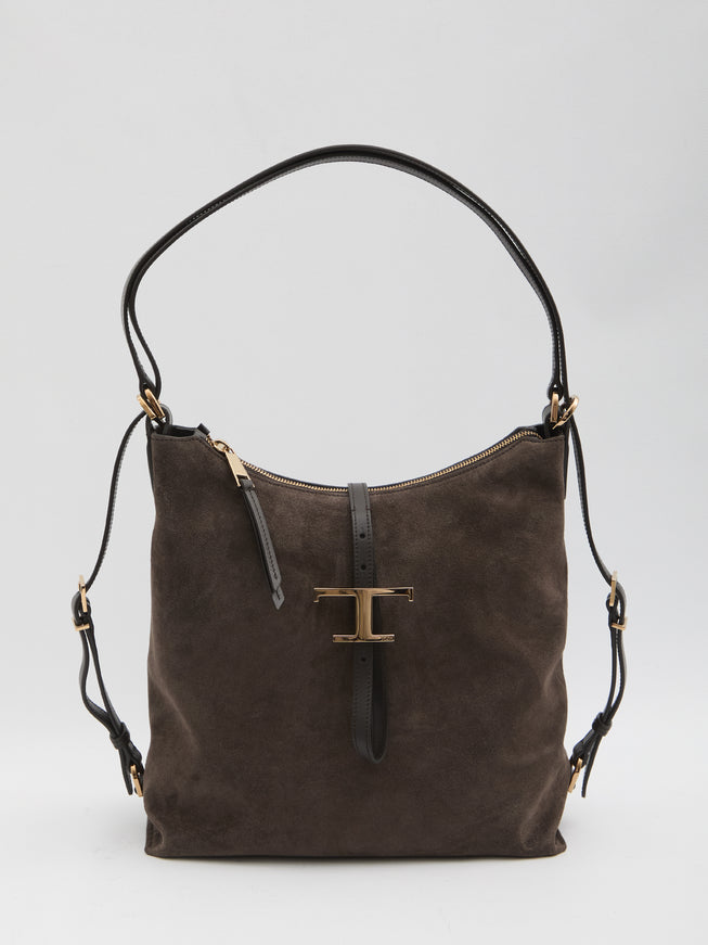 Tod's T Timeless Bag Small QT Brown