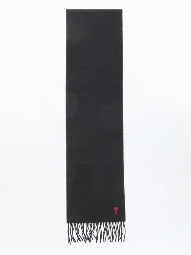 Ami Paris Ami De Coeur Scarf QT Black