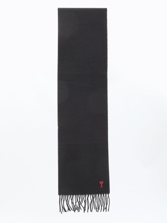 Ami Paris Ami De Coeur Scarf QT Black