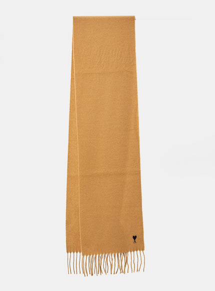 Ami Paris Ami De Coeur Scarf QT Beige