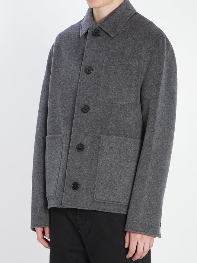 Ami Paris Wool And Cashmere Jacket