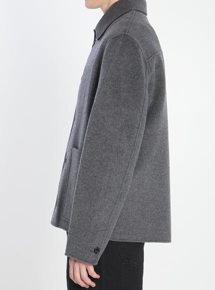 Ami Paris Wool And Cashmere Jacket