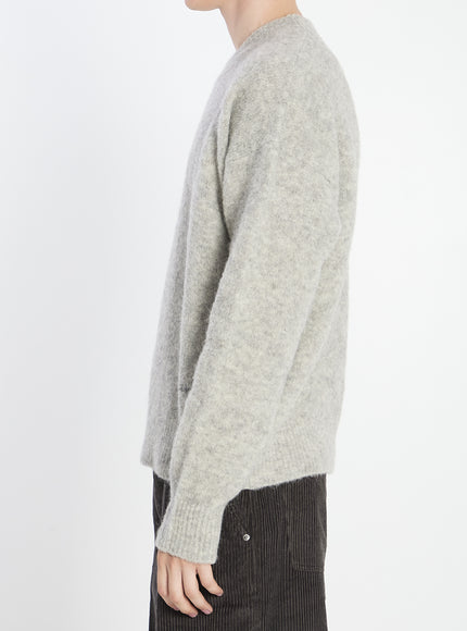 Ami Paris Sweater In Alpaca And Wool