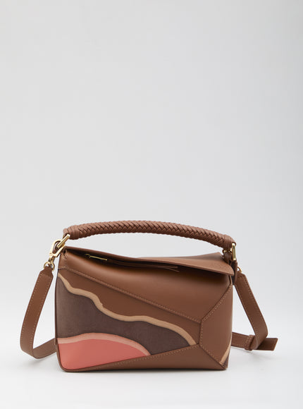 Loewe Small Puzzle Edge Bag QT Multicolor