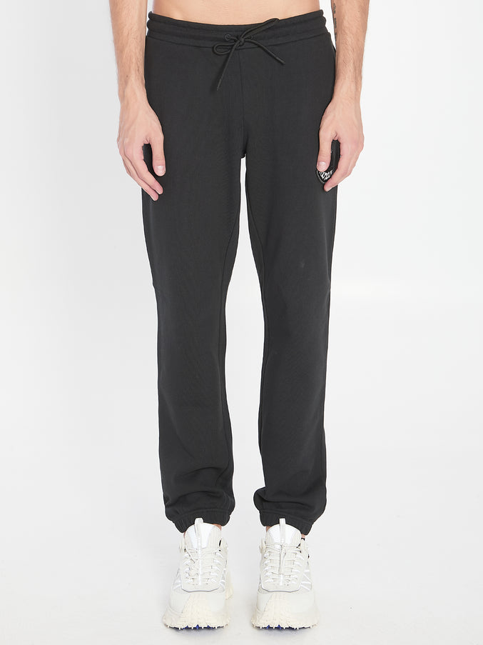 Moncler Cotton Sweatpants Blue